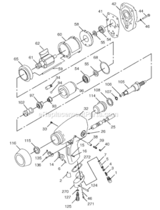 Part Location Diagram of CA099897 Chicago Pneumatic Deflector Exhaust